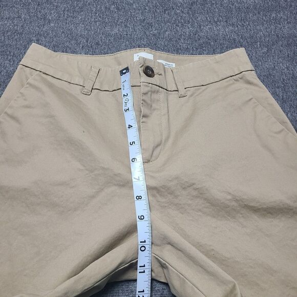 A New Day Womens Chino Pants 4 Khaki Wide Leg Stretch Slacks Office Work - Picture 4 of 11